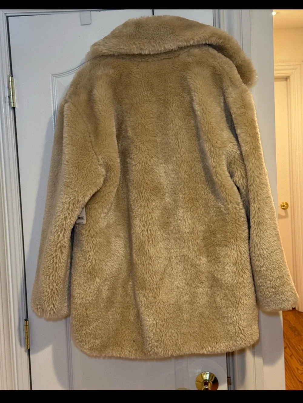 NWT Free People Pretty Perfect‎ Faux Fur Teddy Jacket Bohemian 70s Oversized
